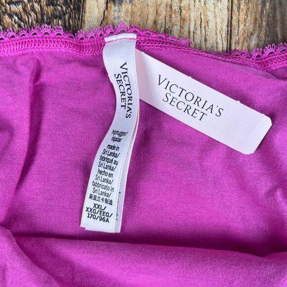 Victoria's Secret Women's XXL Pink Stretch Cotton Modal Elastane Hiphugger Panty - Picture 6 of 15